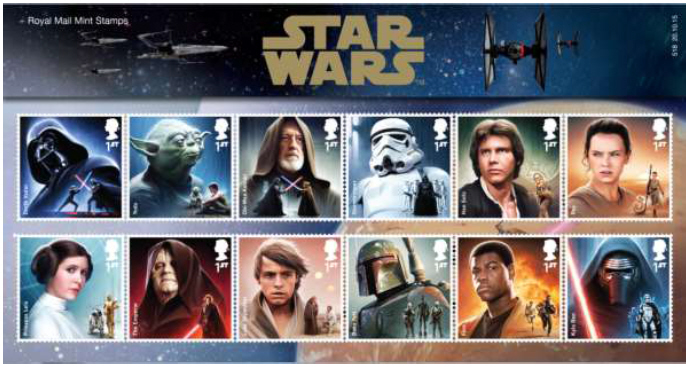 (image for) 2015 Star Wars Royal Mail Presentation Pack 518 - Click Image to Close